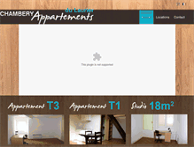 Tablet Screenshot of chamberystudentflats.com